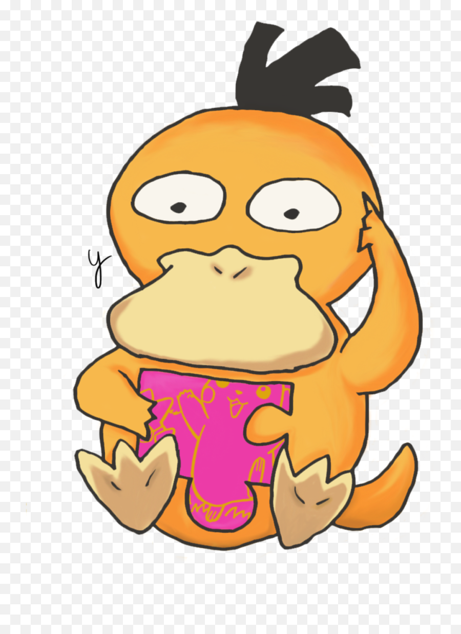 Everybody Love Psyduck Xd Scarlettina - Illustrations Art Street Cartoon Png,Psyduck Png