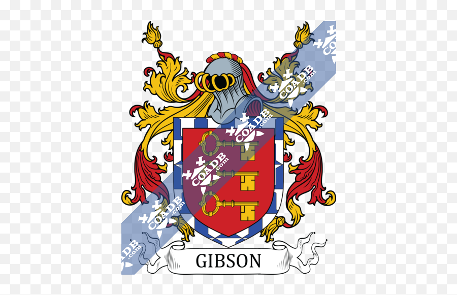 Gibson Family Crest Coat Of Arms And Name History - Portable Network Graphics Png,18+ Png