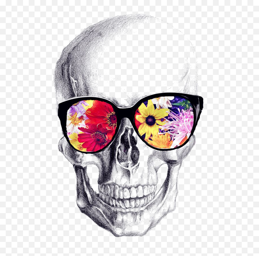 Art Drawing Skull Download Free Image - Skull With Glasses Drawing Png,Calavera Png