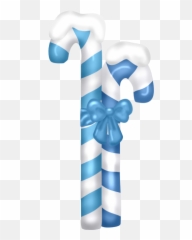 Download Blue Christmas Candy Cane Clipart Hd Png - Light