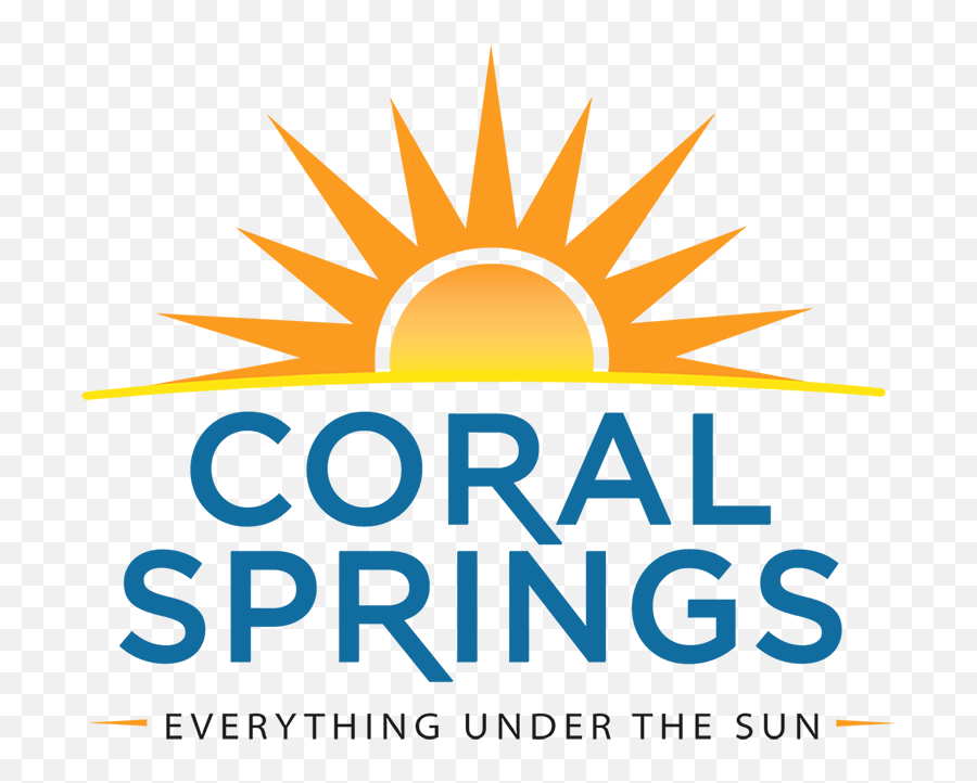 Logo Of Coral Springs Florida - Aga Burger Png,Florida Png