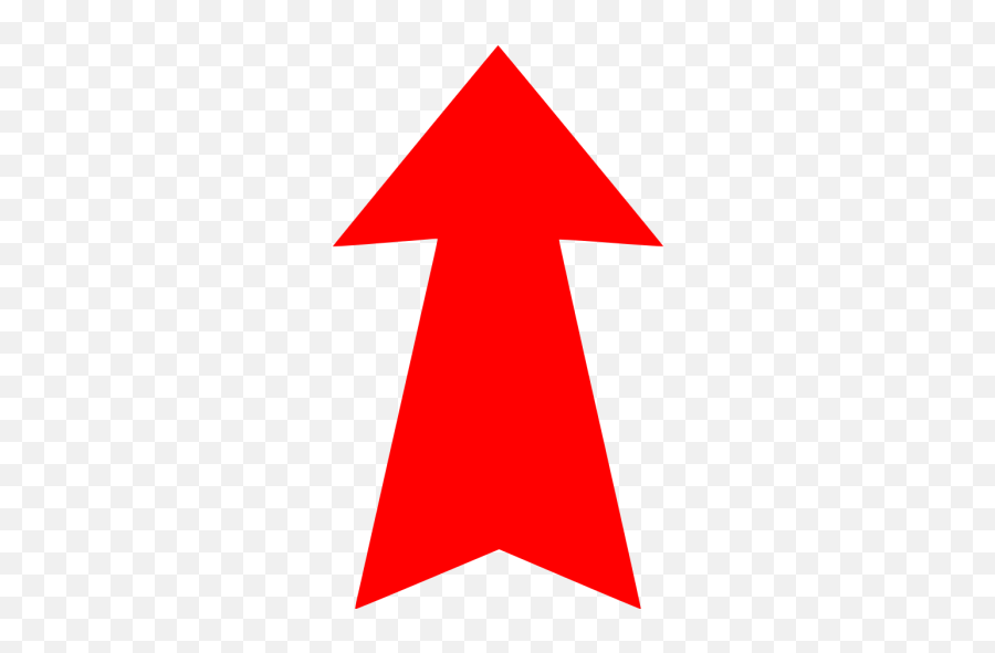 Red Arrow Up 4 Icon - Free Red Arrow Icons Blue Arrow Up Png,Up Png