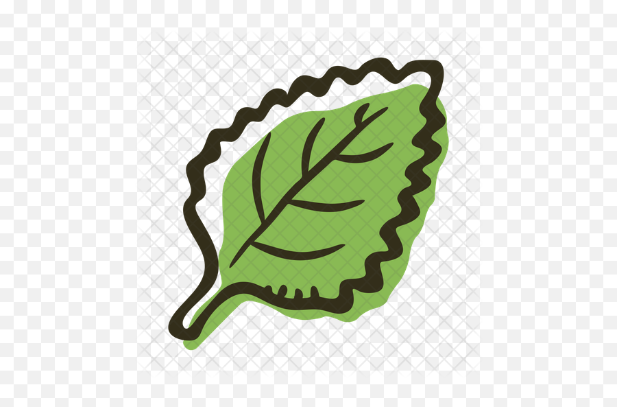 Mint Leaf Icon Of Colored Outline Style - Mint Leaf Icon Png,Mint Leaves Png