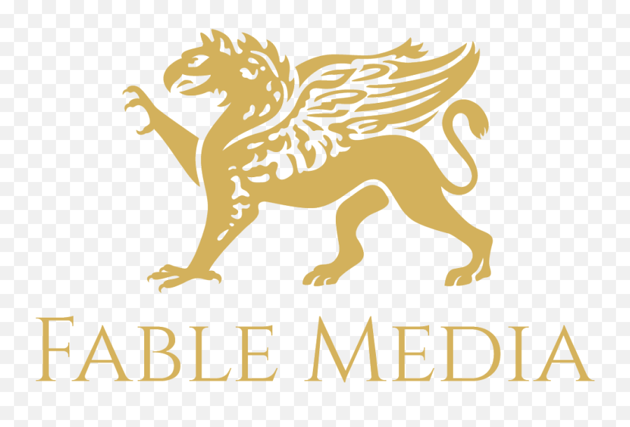 Fablemedia - Logoyellowpng Fable Media Gryphon Sudio,Yellow Claw Logo