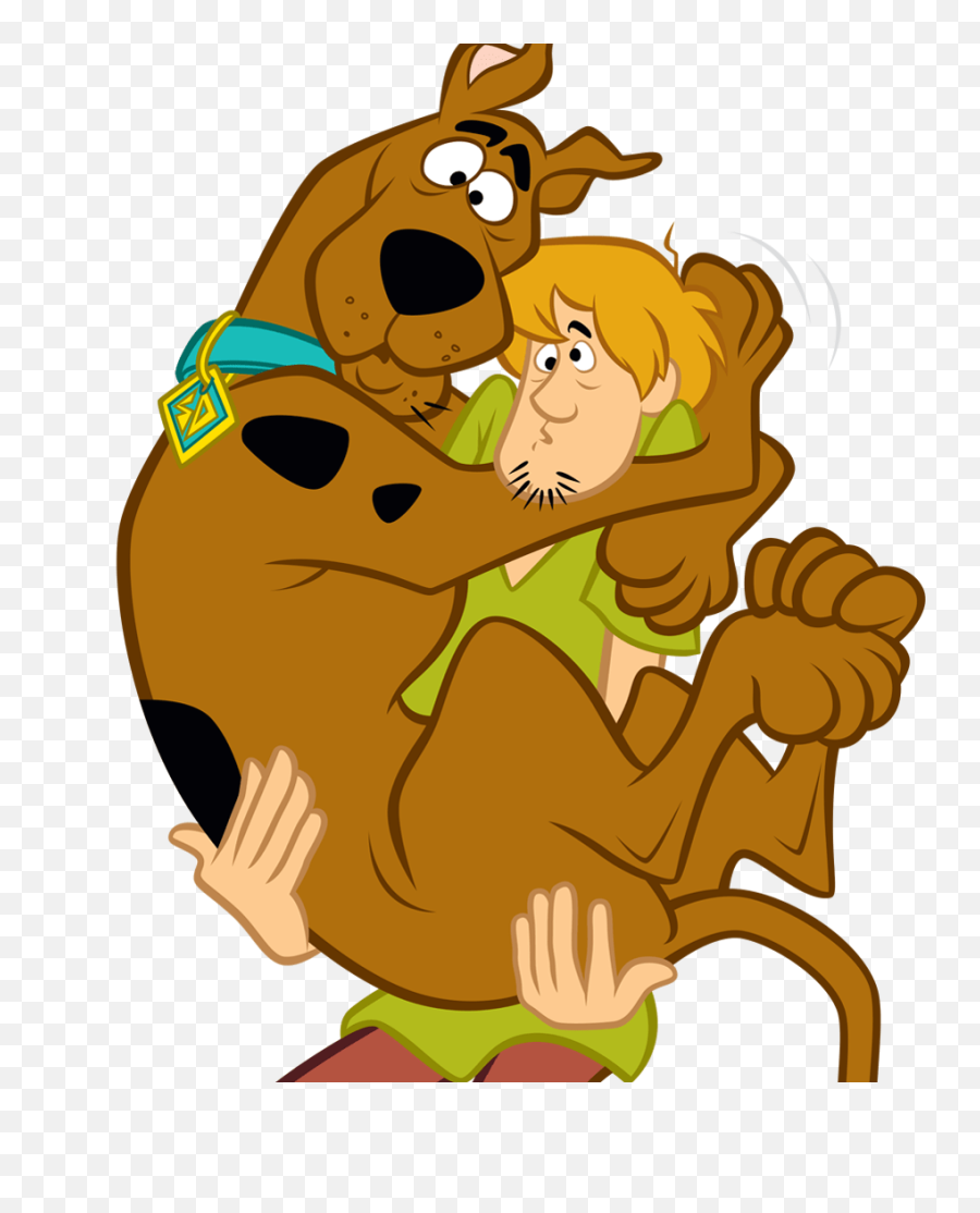 Scooby Doo In Shaggys Arms Transparent - Scooby Doo And Shaggy Png,Shaggy Transparent