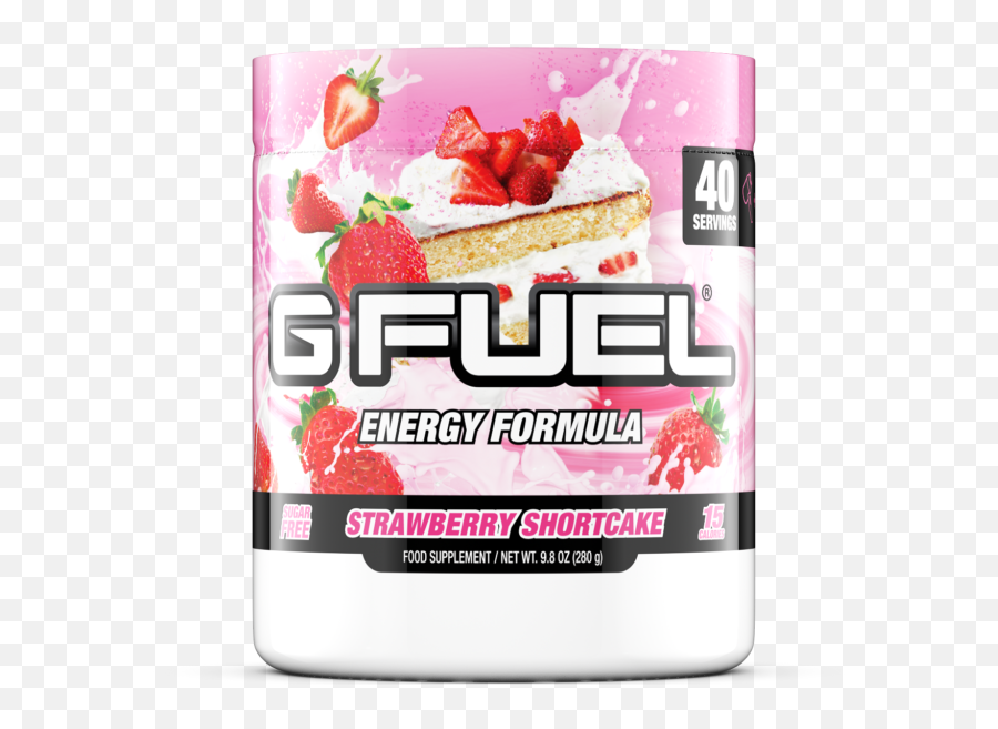 G Fuel Strawberry Shortcake Tub - G Fuel Strawberry Shortcake Png,Gfuel Png