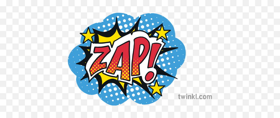 Zap Comic Strip Text Illustration - Language Png,Comic Png