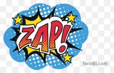 Zap Comic Strip Text Illustration - Language Png,Comic Png