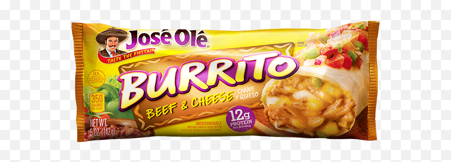 Beef U0026 Cheese Burrito José Olé - Jose Ole Frozen Burritos Png,Burritos Png
