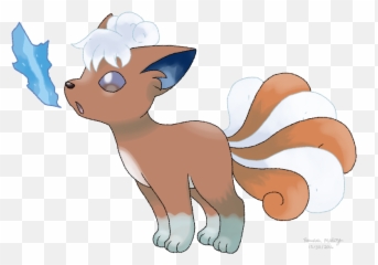 Crossbreed Vulpix - Vulpix And Alolan Vulpix Fusion Png,Vulpix Transparent