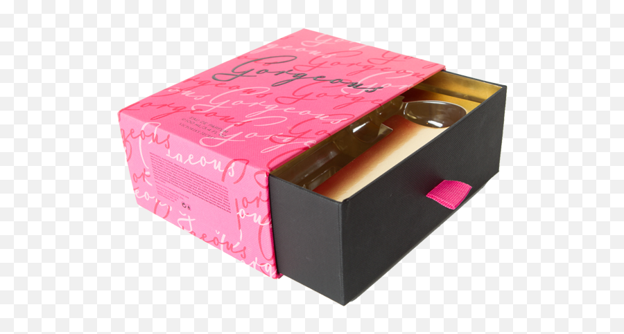 Victoriau0027s Secret Drawer Box - Sunrise Boxes Box Victoria Secret Packaging Png,Victoria Secret Pink Logo Png