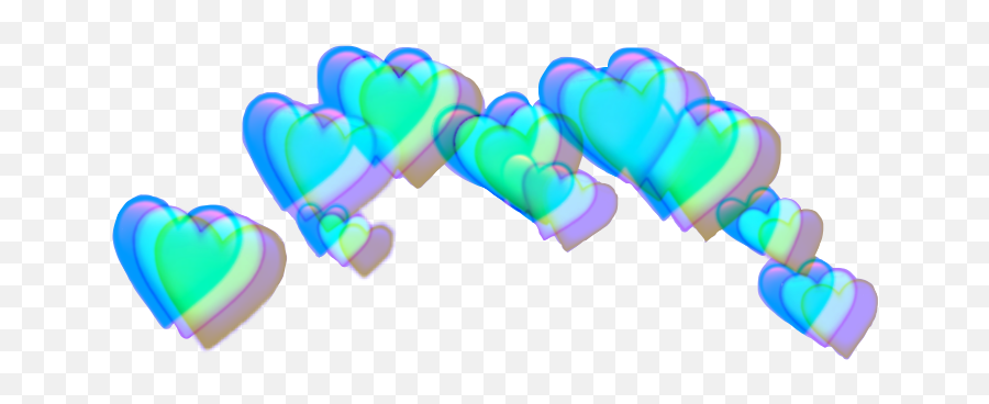 Pin - Glitch Heart Crown Png,Heart Crown Transparent