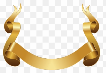 Banner Gold Decorative Clip Art Image 1828753 - PNG Circle Png