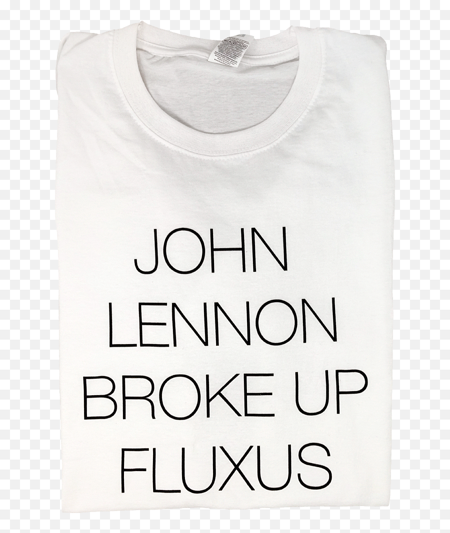 David Horvitz - John Lennon Broke Up Fluxus Tshirt Scoop Neck Png,John Lennon Png