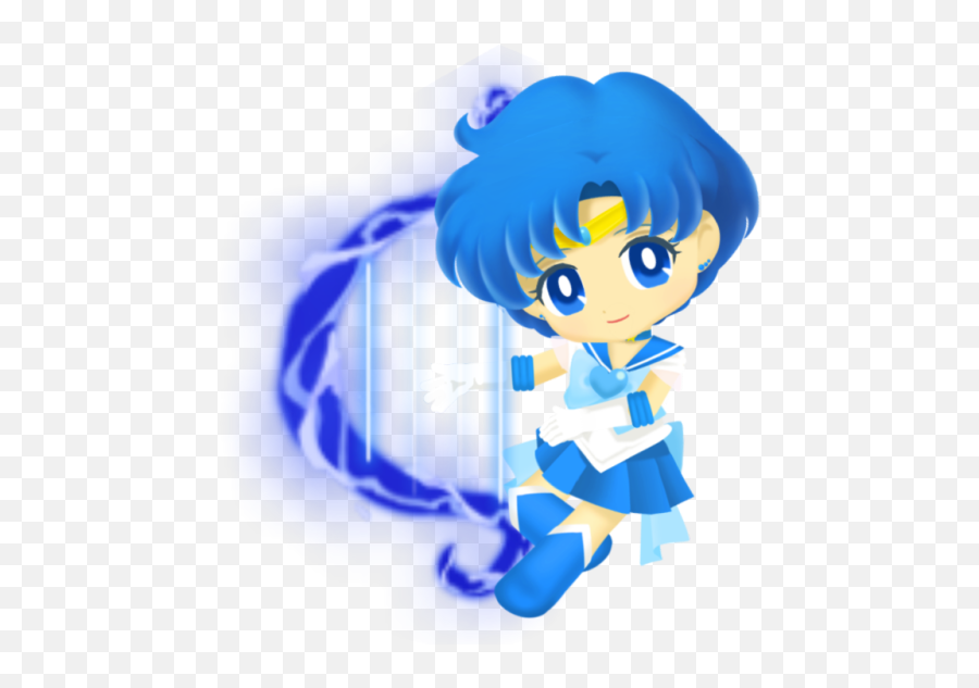 Sailor Moon Drops Mercury Png - Sailor Soapbox Mercury,Sailor Mercury Png