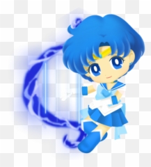Sailor Moon Drops Mercury Png - Sailor Soapbox Mercury,Sailor Mercury Png