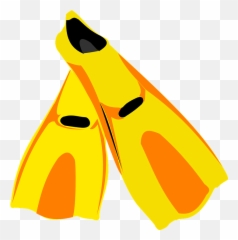 Fin Flipper Swim - Swimming Flippers Clipart Png,Fin Png