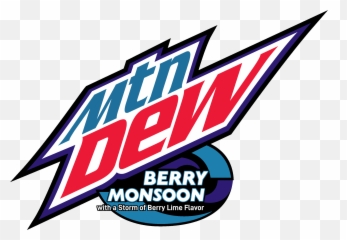 Berry Monsoon - Mountain Dew Logo png
