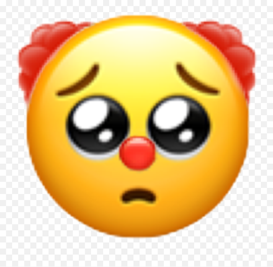 Clown Emoji Emojis Emojiiphone Sticker - Emojis For Snapchat Stickers Png,Clown Emoji Transparent