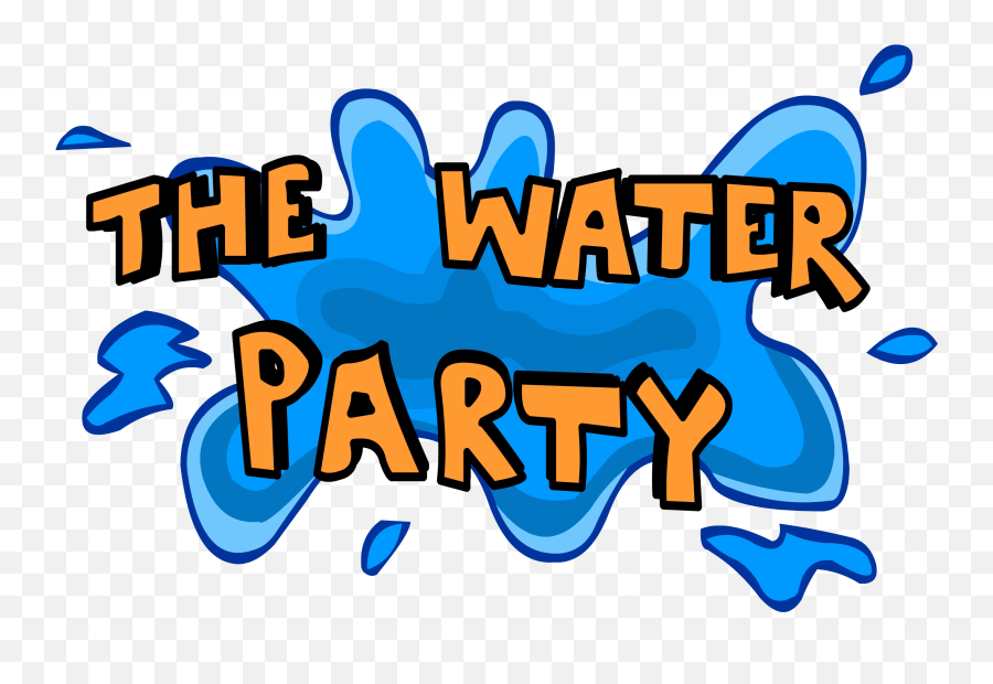 Club Penguin Water Party Logo Png Image - Water Party Clipart,Club Penguin Logo