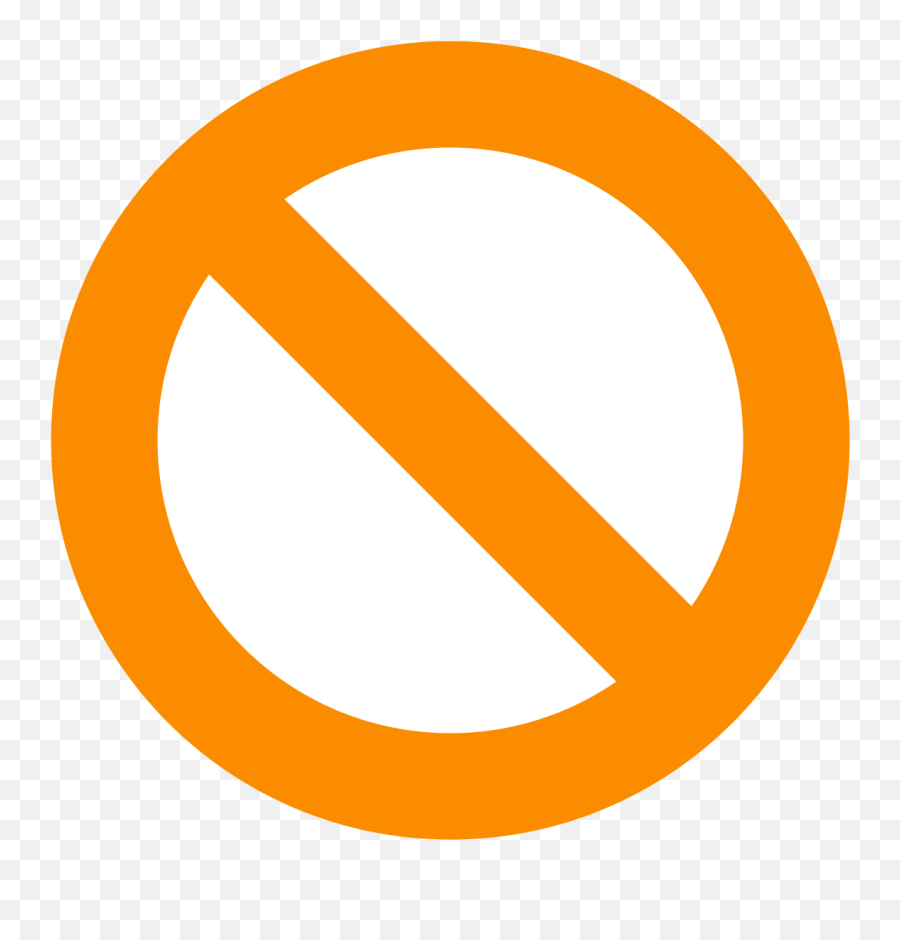 Fileeo Circle Orange White Not - Allowedsvg Wikimedia Commons Banner Of Peace Png,Not Allowed Png