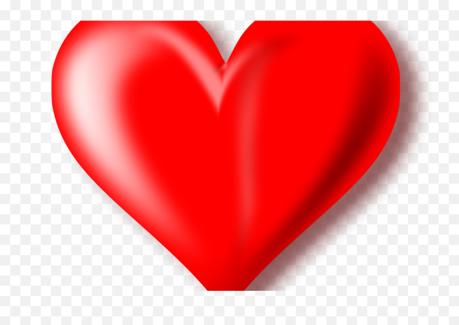 Free Download 3d Red Heart Transparent Background Png Mart - Heart,Heart On Transparent Background