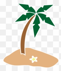 Palm Tree - Islands Clip Art Png,Palm Tree Logo Png