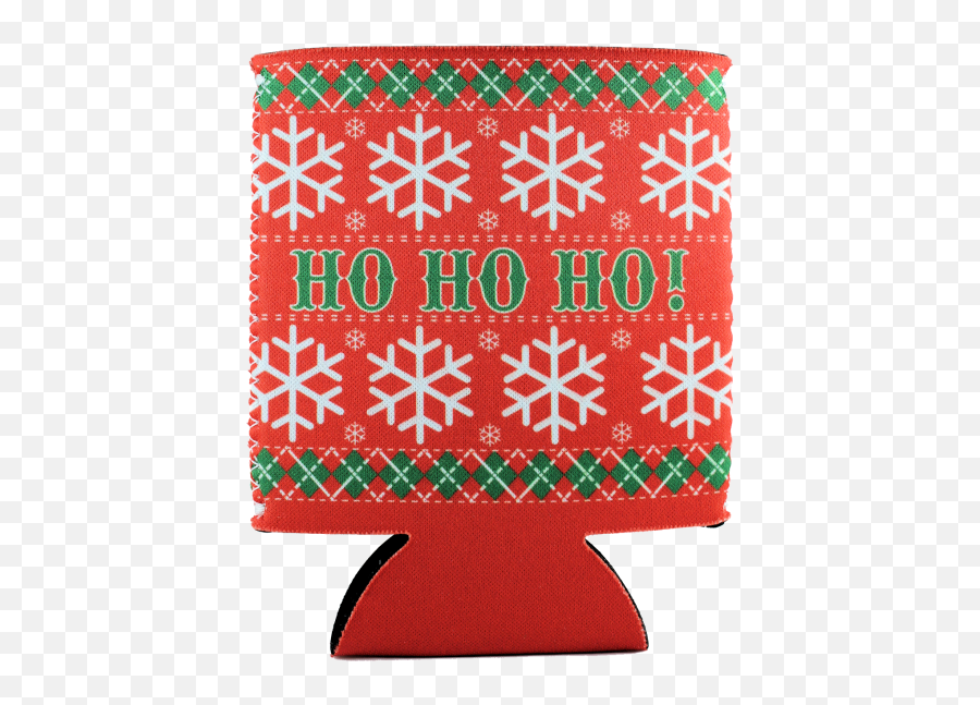Ho Christmas Pattern Can Coolie - Christmas Day Png,Christmas Pattern Png