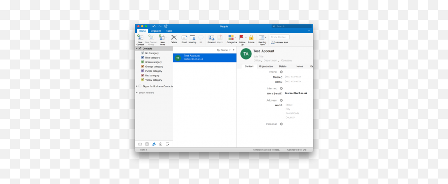 Create A New Contact In Outlook 2016 For Mac Information - Vertical Png,Successfully Icon