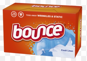 Bounce Fresh Linen Fabric Softener Dryer Sheets - png