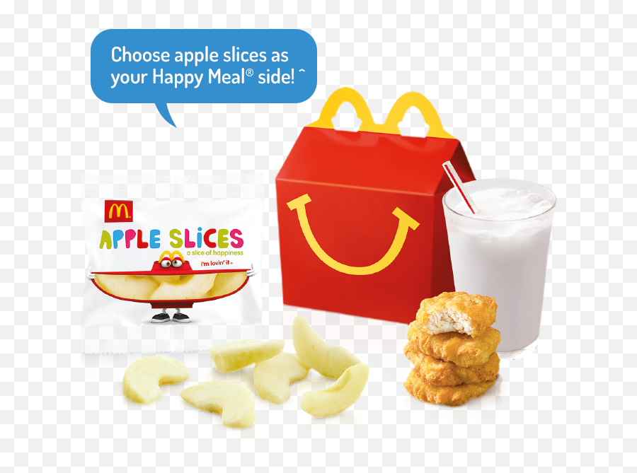 Mcdonalds Happy Meal Apple Slices - Mcdonalds Healthy Happy Meal Png,Happy Meal Png
