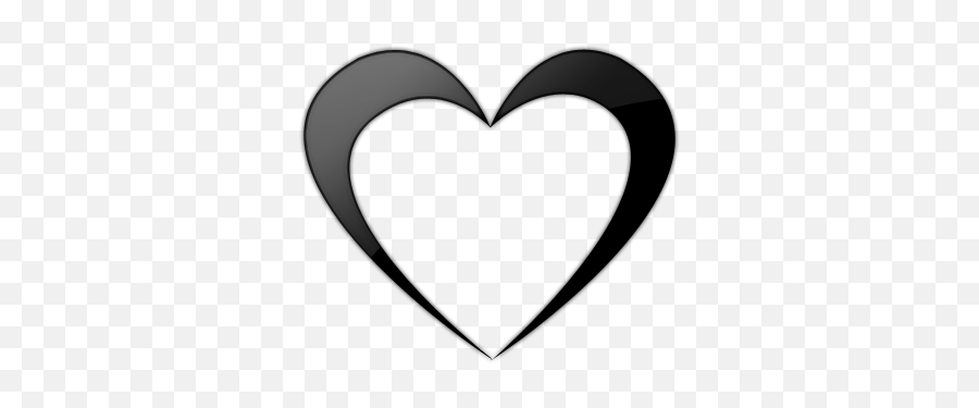 Black Heart Icon - Clipart Best Love Background Black Png Transparent,Simple Heart Icon
