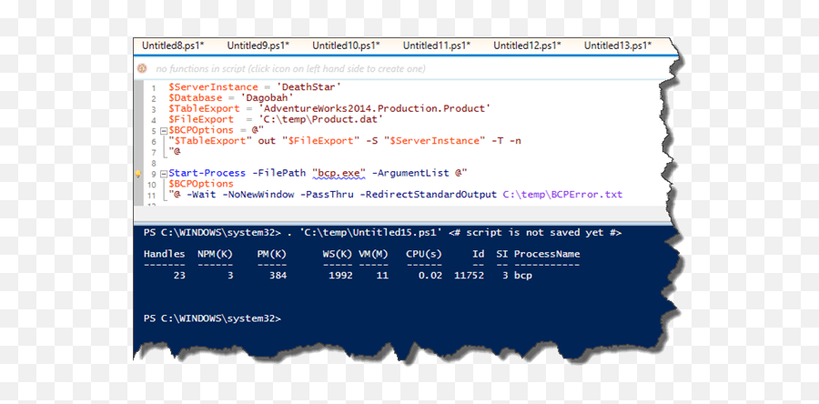 The Posh Dba Accessing Sql Server From Powershell - Simple Talk Dot Png,Ps1 Icon