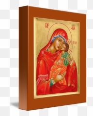 Our Lady Of Tenderness By Alina Smolyansky - Picture Frame png