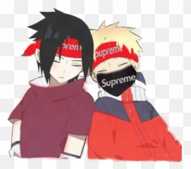 Naruto Sasuke Freetoedit Supreme Animen - Naruto And Sasuke Supreme Png,Sasuke Transparent