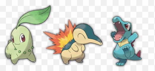 Most Popular Pokémon Johto Starter - Pokémon Heartgold And Soulsilver Png,Totodile Png