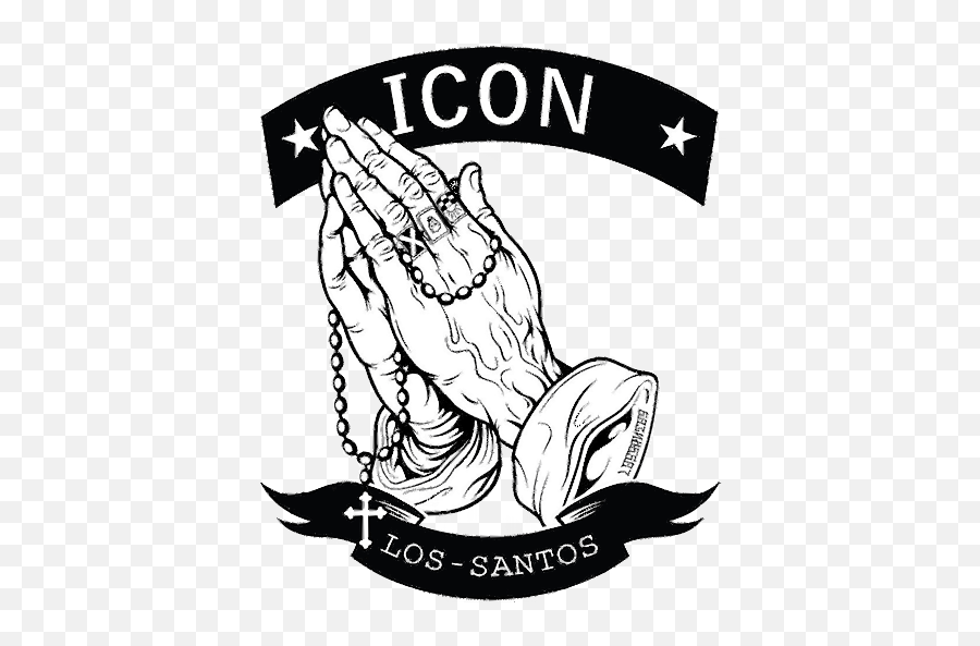 Icon Of Los Santos - Crew Emblems Rockstar Games Social Club Vector Prayer Hands Png,Gta Vice City Icon