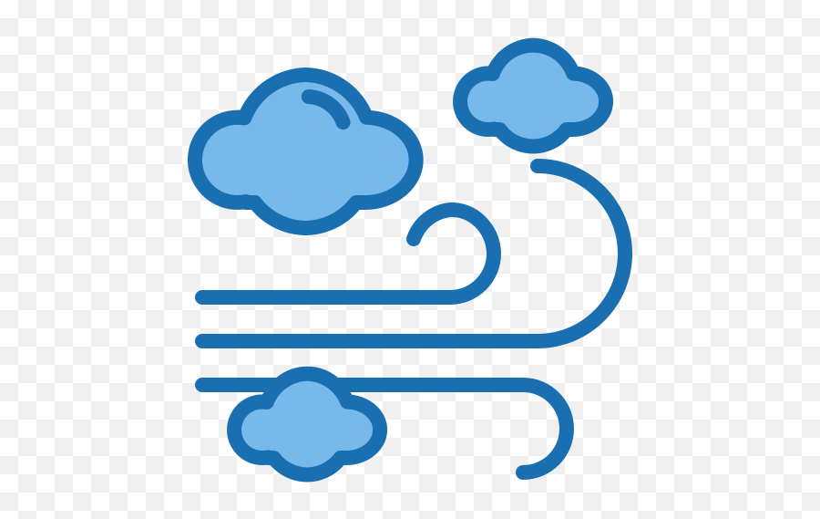Foggy Icon - Weather Style Blue Download Svg Png Dot,Overcast Weather Icon