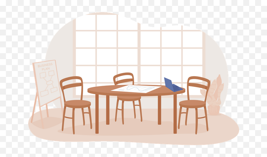 Meeting Room Icon - Download In Line Style Meeting Room Illustration Png,Conferenceroom Icon