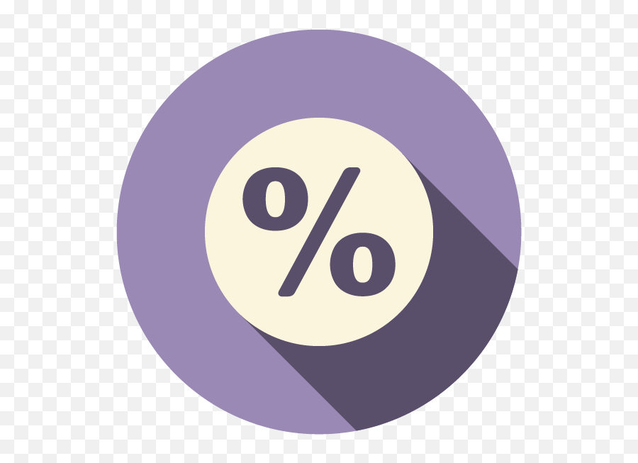 Percentage Icon - Hito Dot Png,Percentage Icon