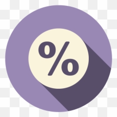 Percentage Icon - Hito Dot Png,Percentage Icon