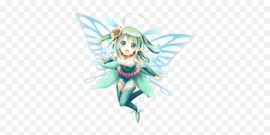 Download Fairy Png Picture - Anime Fairy Girl Green Hair,Fairy Png Transparent