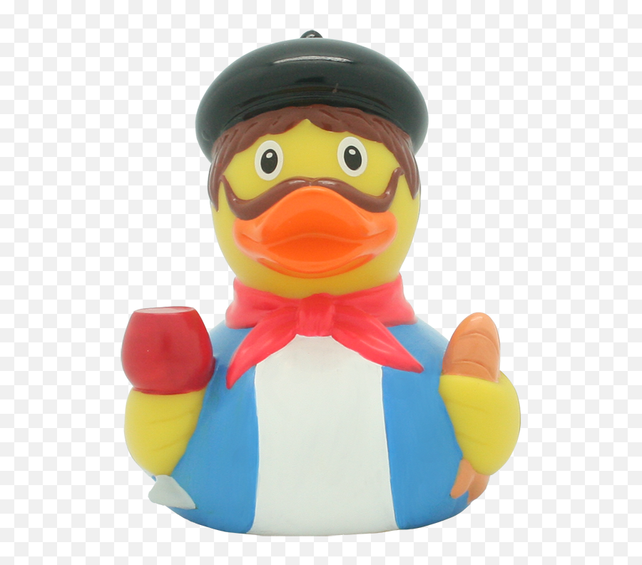 Download French Rubber Duck By Lilalu - Duck In A Beret Png,Rubber Duck Transparent Background