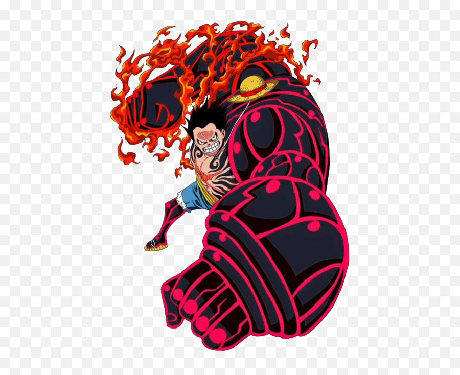 Monkey D Luffy Gear 4th - Gear Fourth, HD Png Download - 967x971(#5318034)  - PngFind