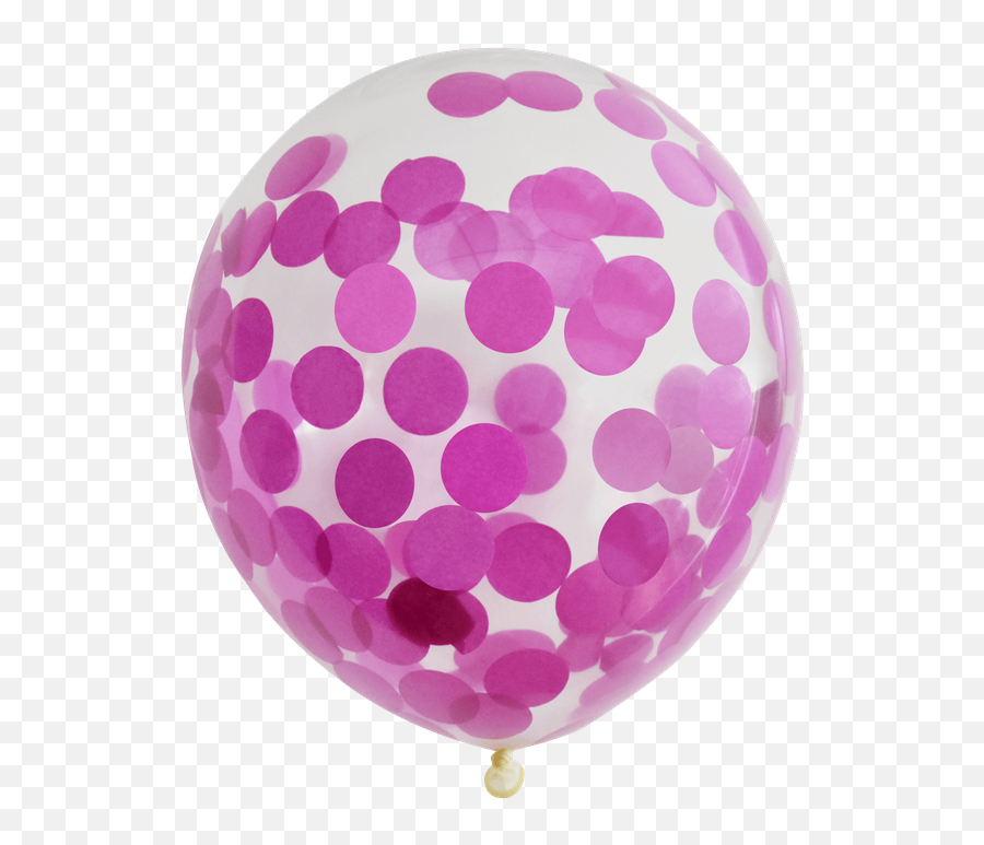 Confetti U0026 Gender Reveal Balloons - Balloon Png,Pink Confetti Png