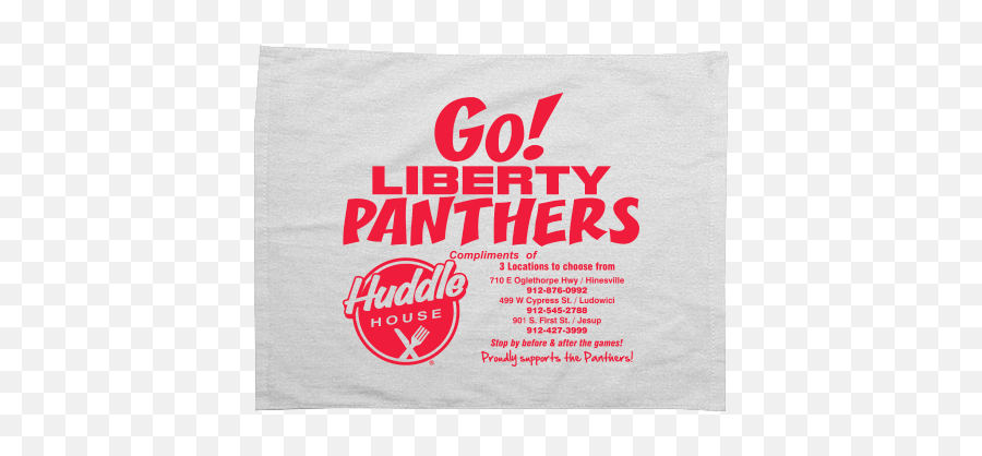 Rally Towel U2014 Sports Promotion Network - Huddle House Png,Towel Png