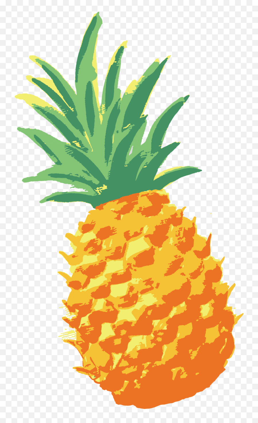 Watercolor Vector Graphics - Watercolor Pineapple Clipart Png,Pineapple Clipart Png