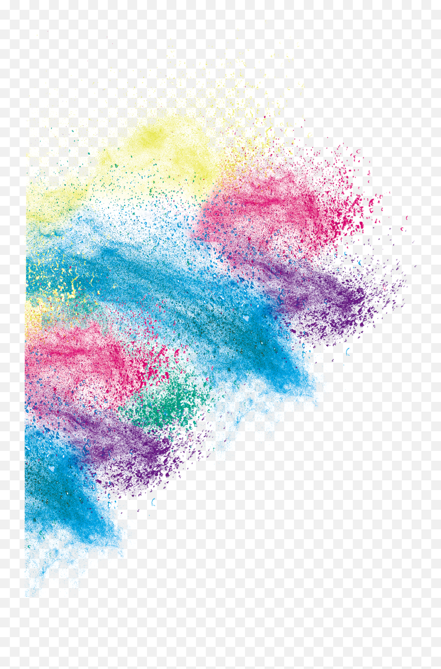 Library Of Color Effect Banner Stock Png Files - Holi Colours Images Png,Blue Effect Png