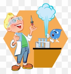 Science Experiment Explosion Clipart - Chemical Reactions png