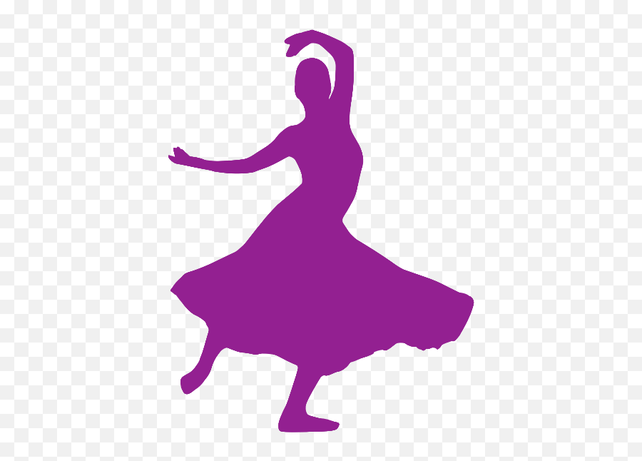 Purple Flamenco Dancer Free Svg - Purple Silhouettes Dance Transparent Png,Flamenco Png